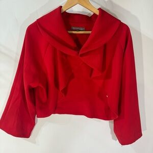 New Issue New York Red Ruffle Jacket